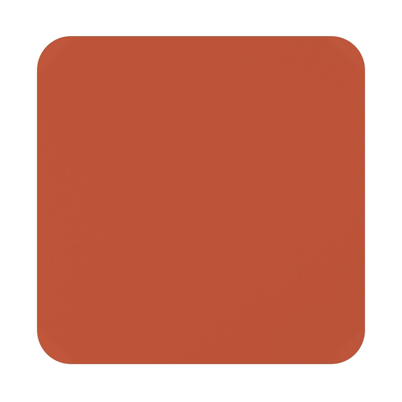 Orso tuintafel afgerond vierkant in roestbruin aluminium - L 90 x B 90 x H 75 cm