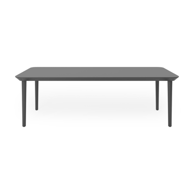 Orso tuintafel in zwart aluminium en volkeramiek nero black - L 240 x B 100 x H 75,5 cm