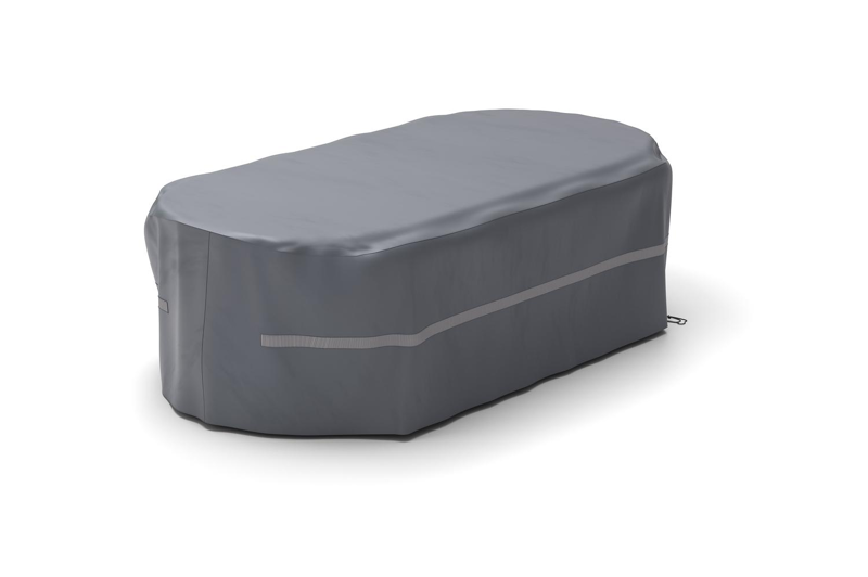 Beschermhoes voor ovale tuintafel 260 x 100 cm