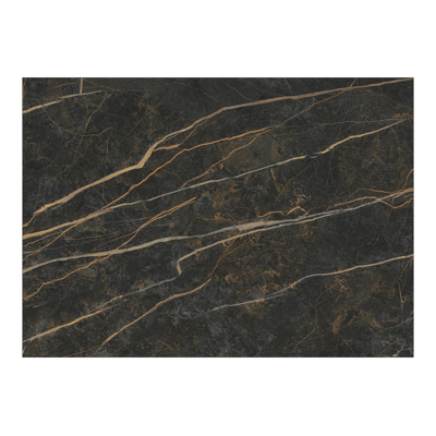 Table d'appoint Cirello Pop up en aluminium noir et céramique pleine black obsession - Lg. 70 x Lrg. 50 x Haut. 66 cm