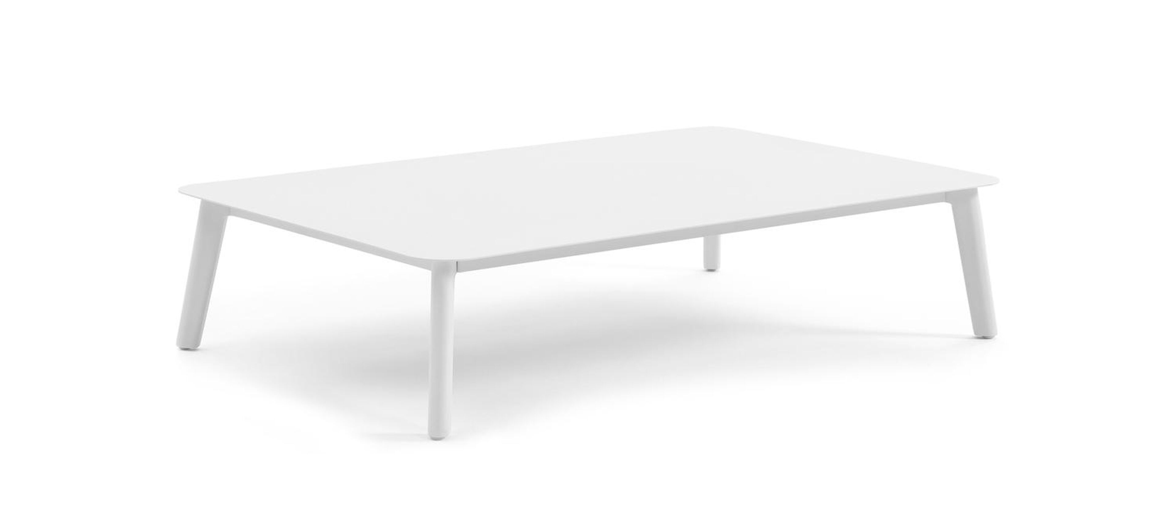 Mosa loungeset in wit aluminium en wit-grijs gedraaide ronde wicker met sand weather+ softtouch kussens en loungetafel