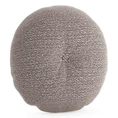 Rond sierkussen in all weather sunbrella luxe wander granite