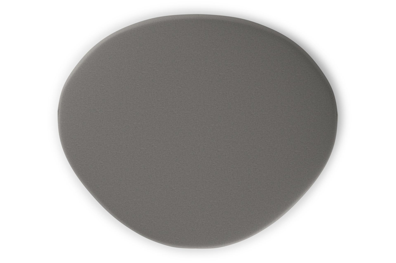 Amico poef in Natte Dark Taupe All Weather Sunbrella® Luxe