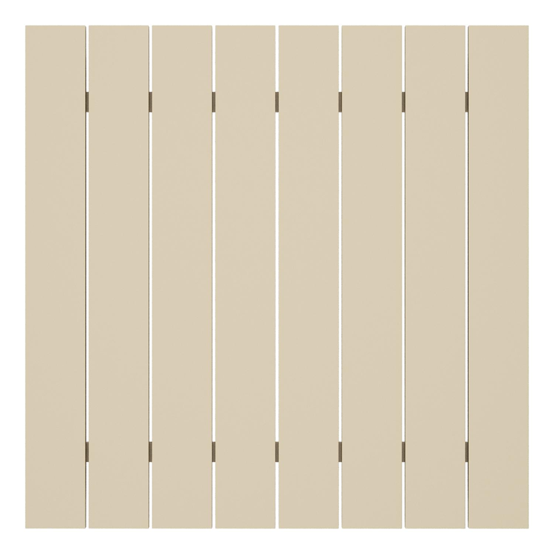 Alora loungetafel beige aluminium - L 77 x B 77 x H 36 cm