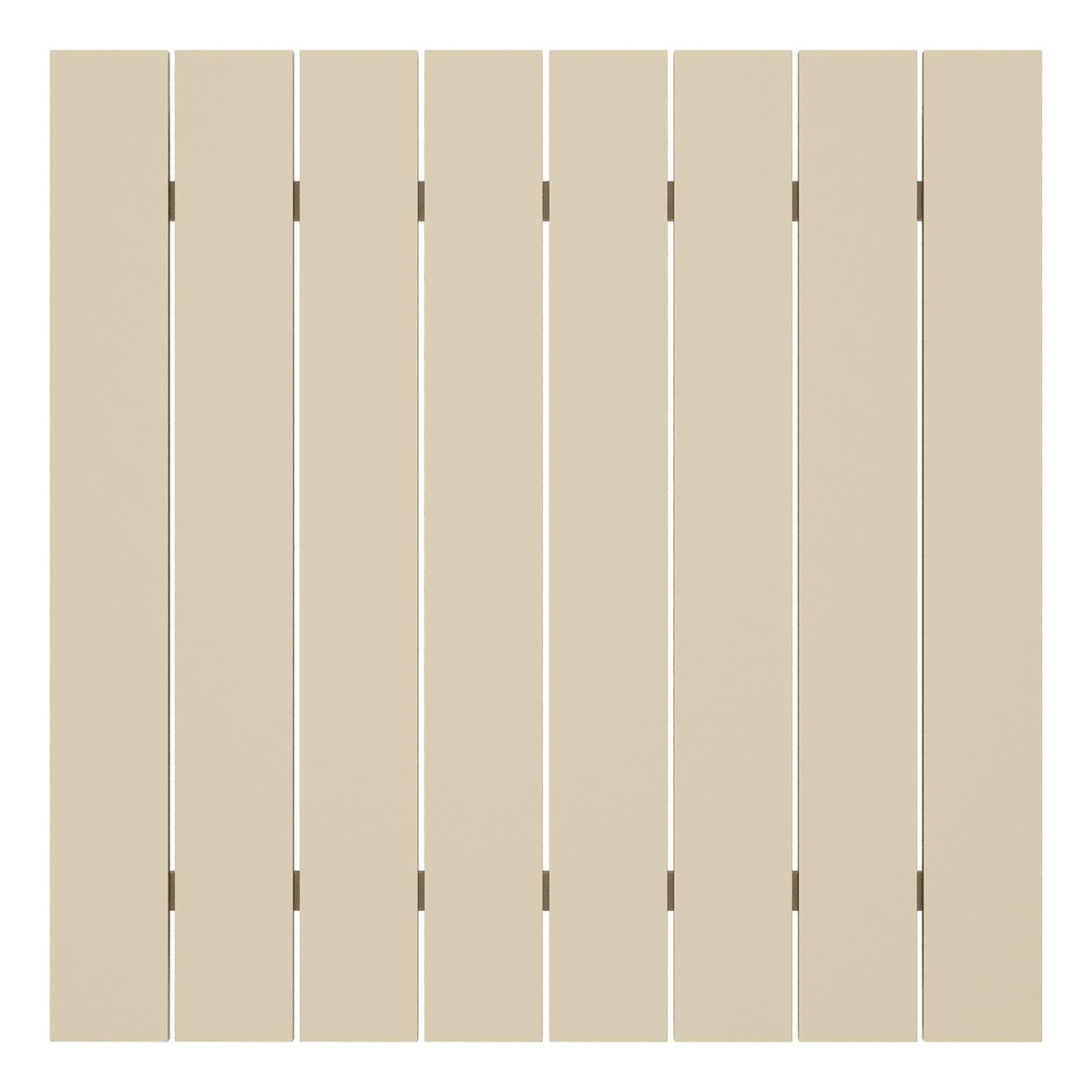 Alora loungetafel beige aluminium - L 77 x B 77 x H 36 cm