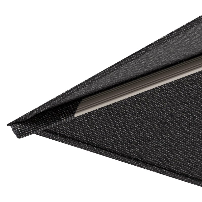 Rufina zweefparasol tiltfunctie in beige aluminium en parasoldoek in All Weather Solica Firenze Tunder  - L1 300 x L2 300 cm (zonder voet) (zonder voet)