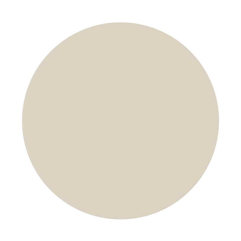 Fano tuintafel rond in beige aluminium - Dia. 110 cm