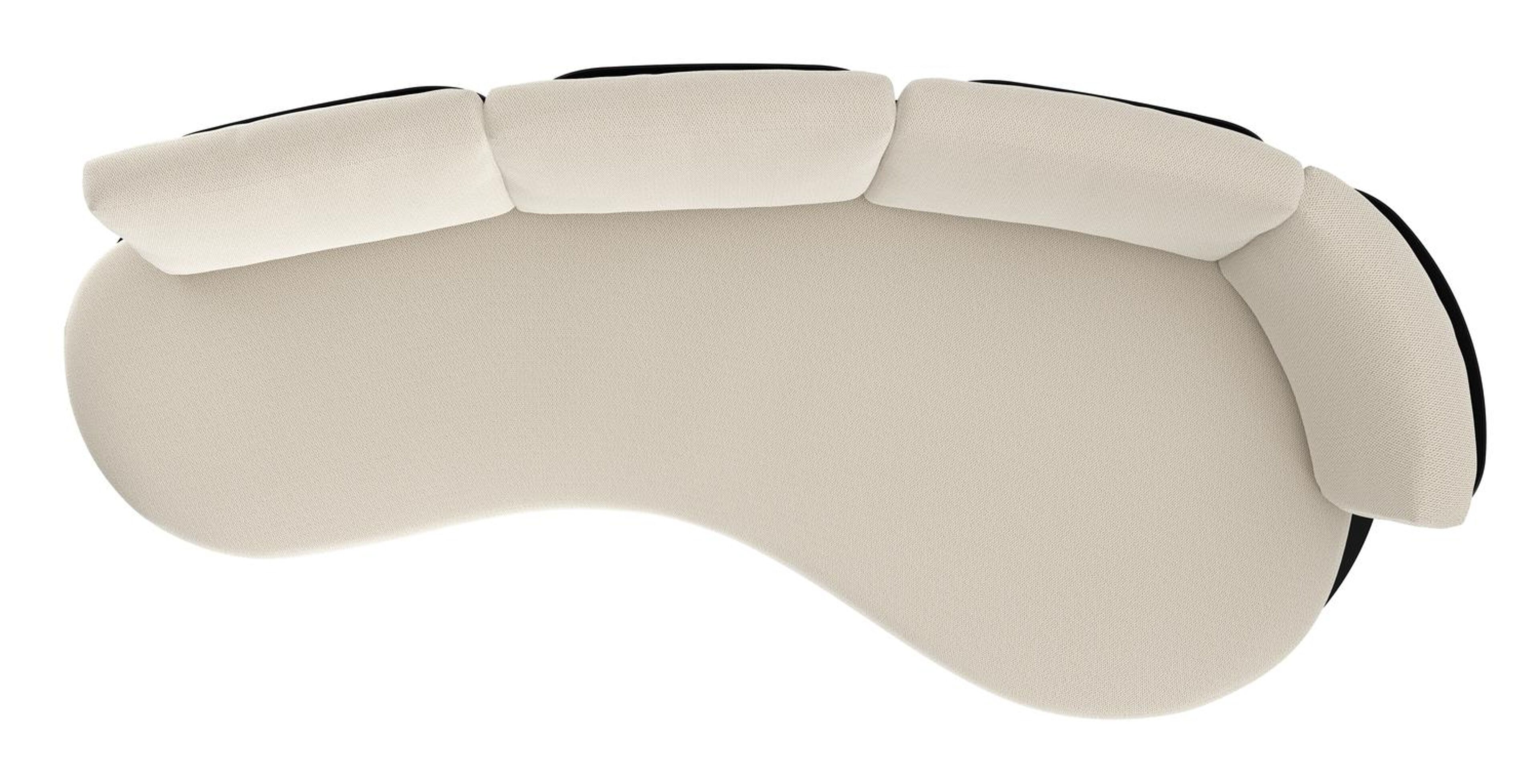 Donato loungebank in zwart aluminium met lopi marble all weather sunbrella® luxe kussen
