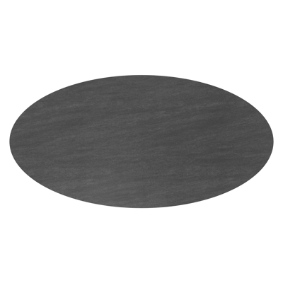Fano tuintafel in zwart aluminium en volkeramiek basalt black - L 290 x B 148 x H 75 cm