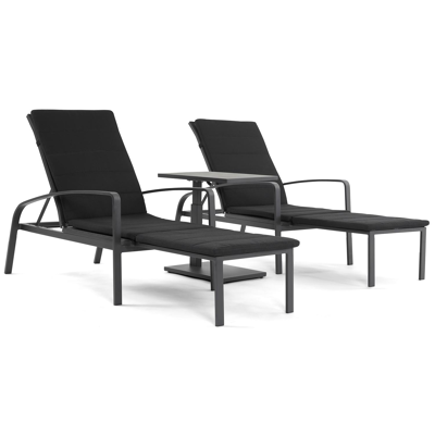 Asti ligbedkussen weather+ softtouch zwart