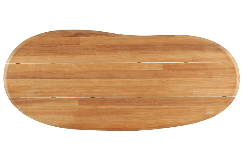 Organo tuintafel organisch in teak - L 280 x B 120 cm
