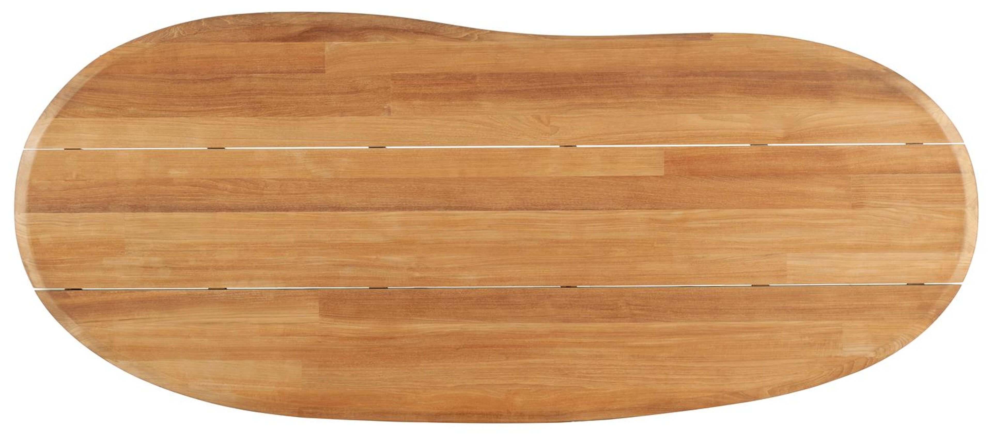 Organo tuintafel organisch in teak - L 280 x B 120 cm