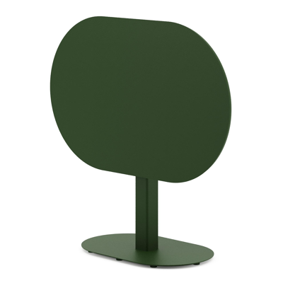 Teramo kantelbare tuintafel rechthoekig afgerond in groen aluminium - L 110 x B 70 x H 74 cm