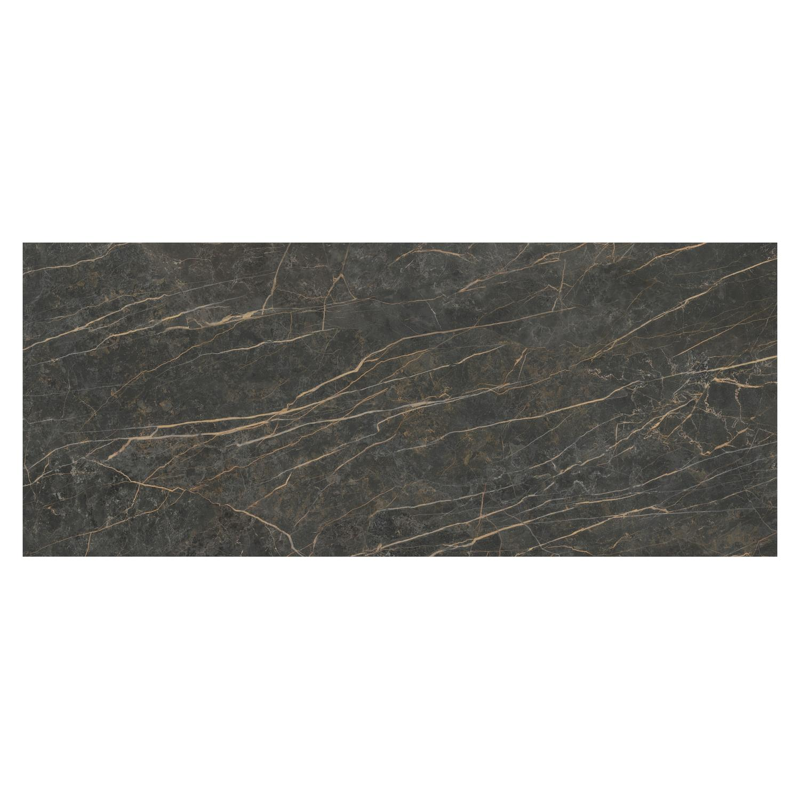 Como tuintafel rechthoekig in beige aluminium en volkeramiek Black Obsession - L 240 x B 100 x H 73 cm