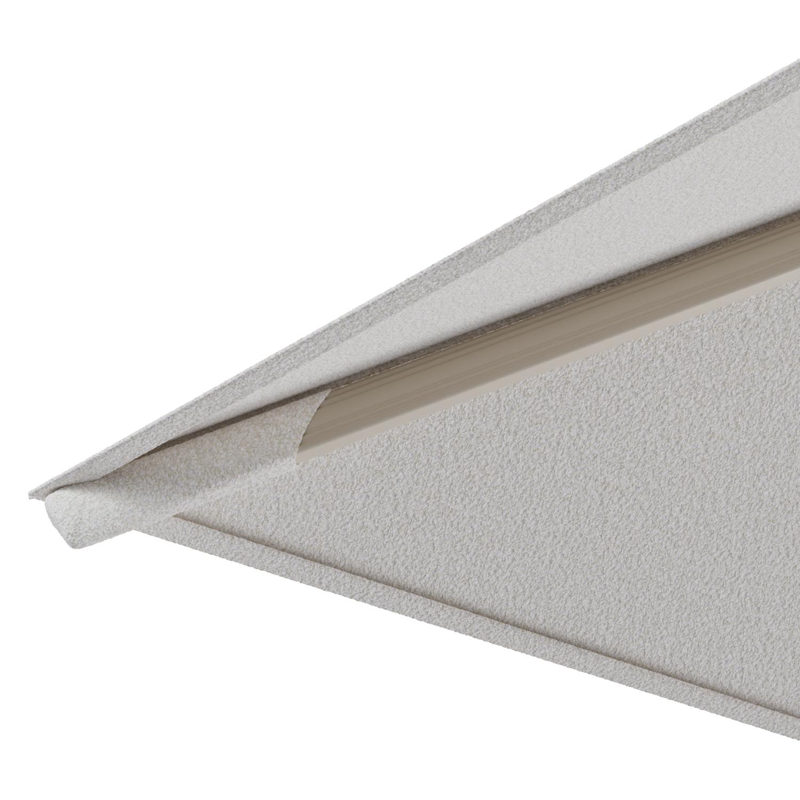 Rufina zweefparasol tiltfunctie in beige aluminium en parasoldoek in All Weather Solica Soul Optik  - L1 300 x L2 300 cm (zonder voet) (zonder voet)