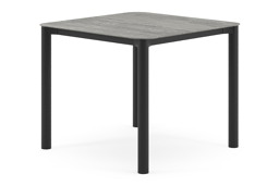 Afgerond vierkant - L 90 x B 90 x H 75 cm