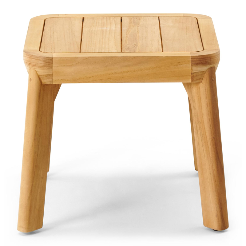 Table d'appoint Orso en teck - Lg. 45 x Lrg. 45 x Haut. 35 cm