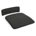 Coussin de chaise (siège et dos) Donato en all weather sunbrella® luxe chartres sooty