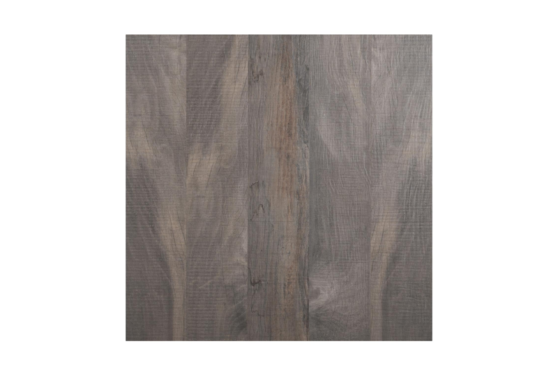 Ellara tuinset rechthoekig in zwart aluminium en keramische tegels grijs met 8 Salto tuinstoelen