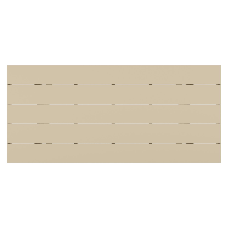 Bahia tuinset in beige aluminium met 6 Paco tuinstoelen