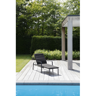 Asti ligbedkussen weather+ softtouch zwart