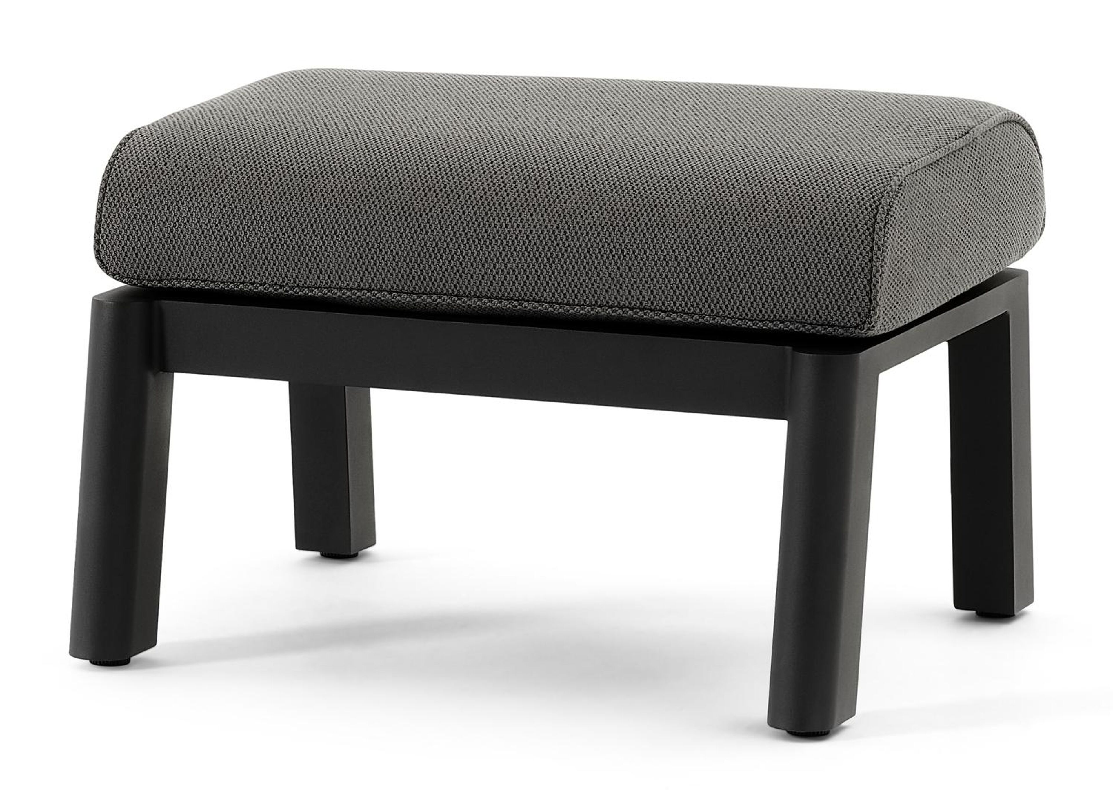 Cirello loungeset in zwart aluminium met lopi shadow all weather sunbrella® luxe kussens