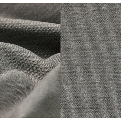 Merida loungehoek in wit aluminium en polywood met grijs polyester kussen en loungetafel