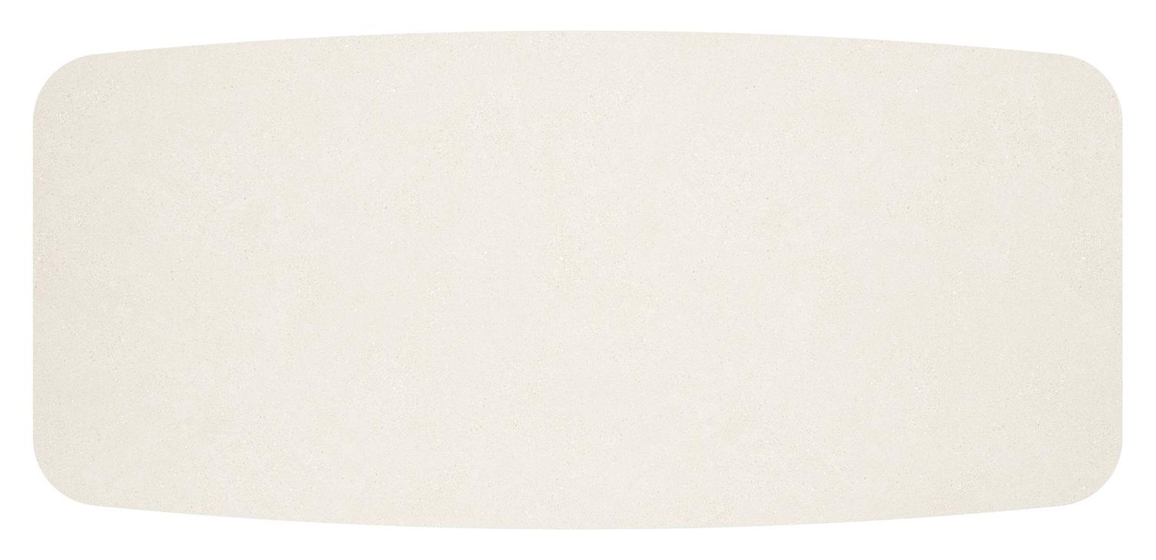 Pamplona bootvormige tuinset in zwart aluminium en sintered stone crema minerale met 8 Madura tuinstoelen