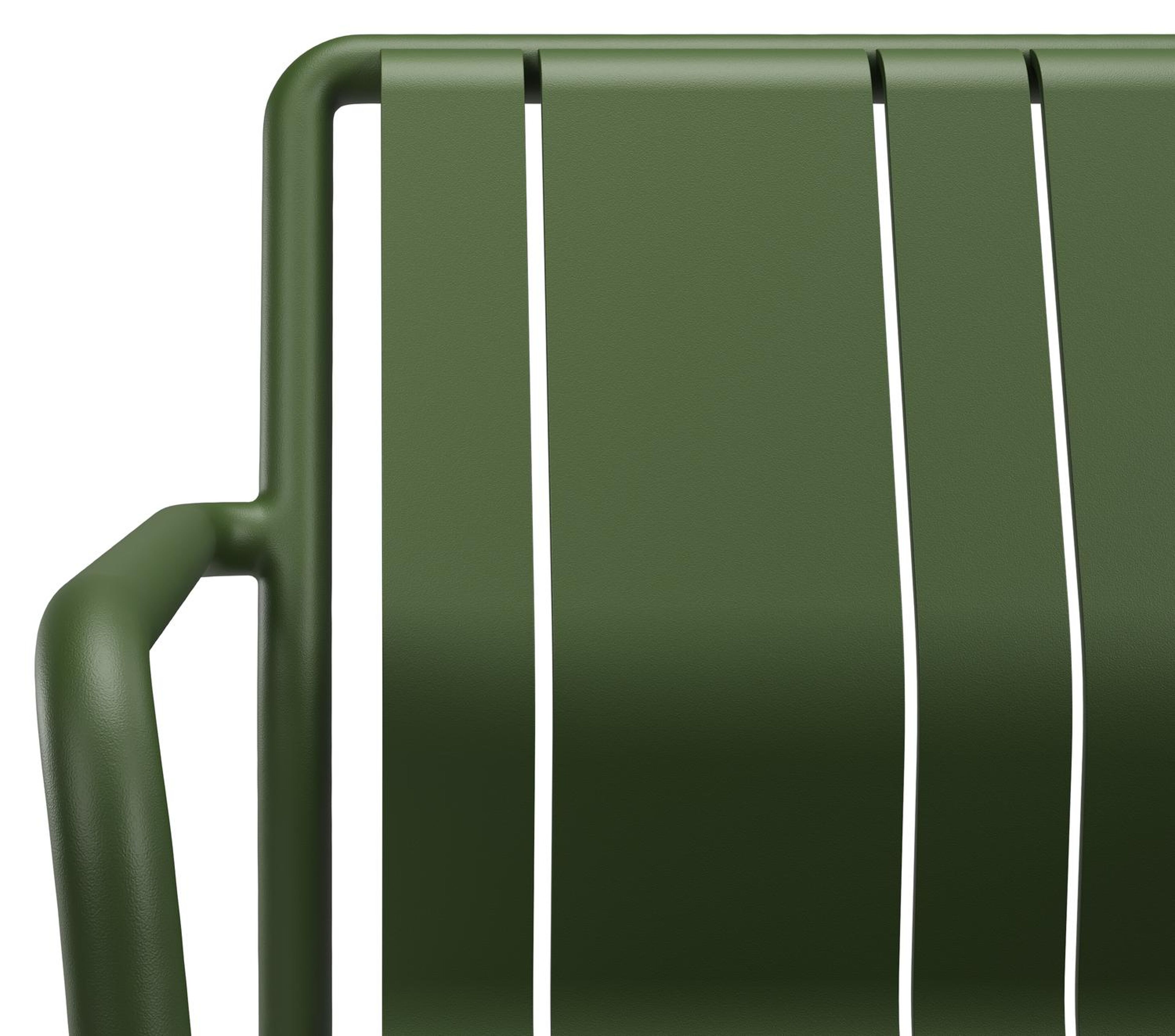 Bolito tuinstoel in groen aluminium