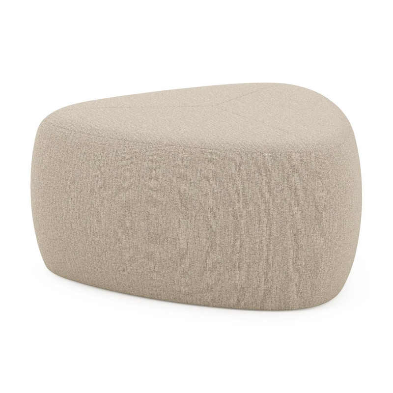 Masso poef in catania greige all weather cosytica - B 60 x D 60 x H 35 cm