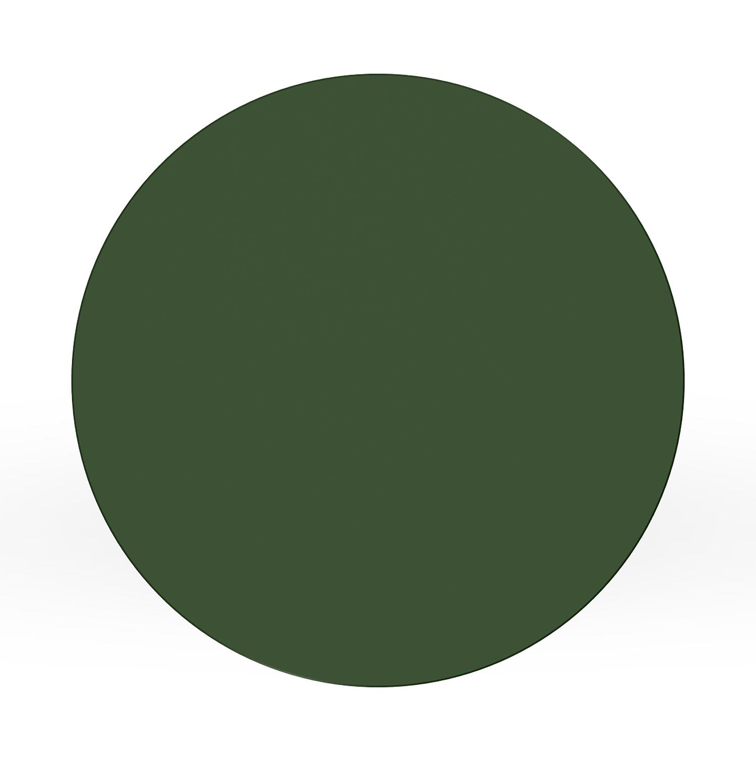 Table d'appoint Bomero en aluminium vert - Diam. 48 x Haut. 50 cm