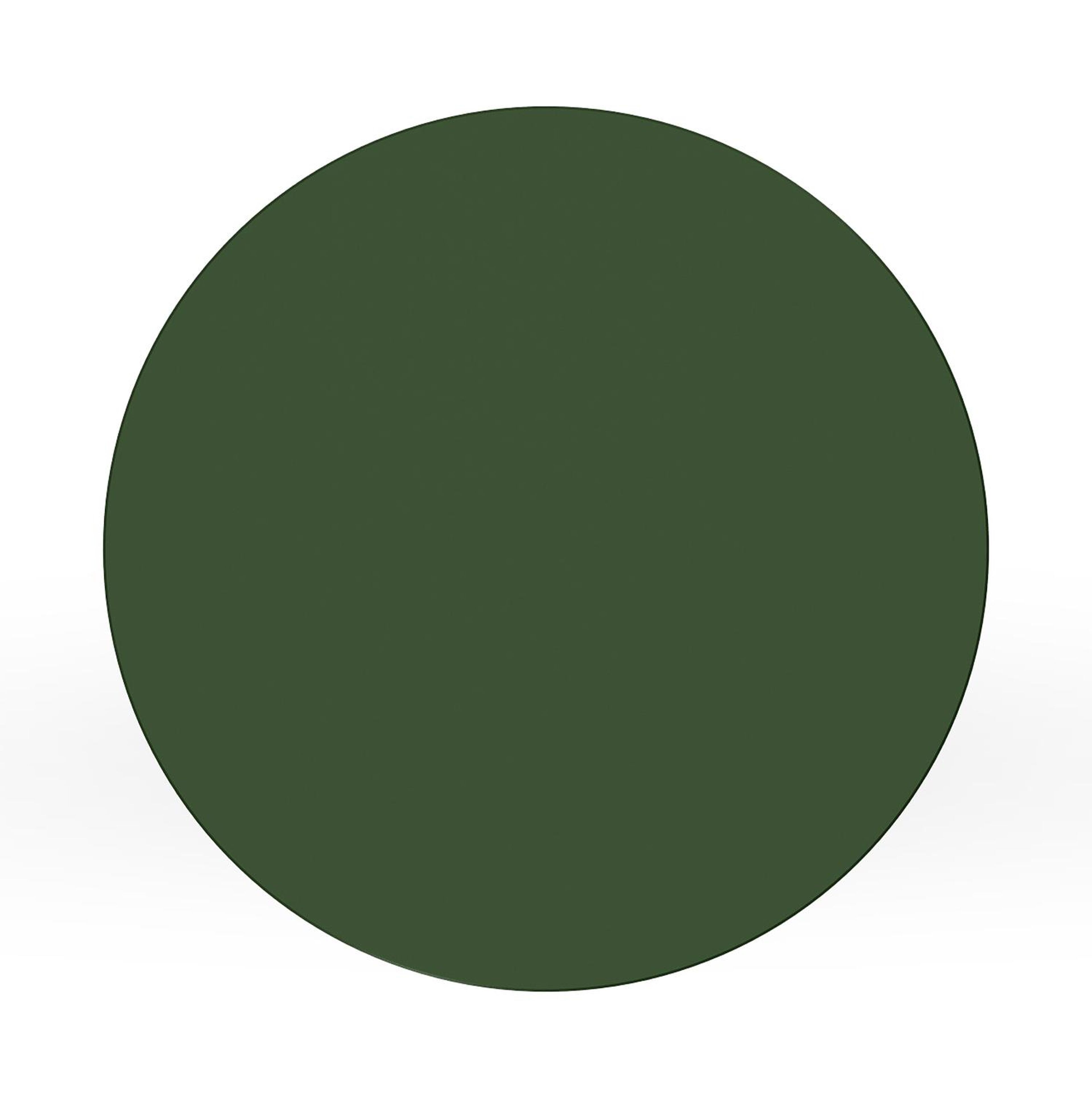 Table d'appoint Bomero en aluminium vert - Diam. 48 x Haut. 50 cm