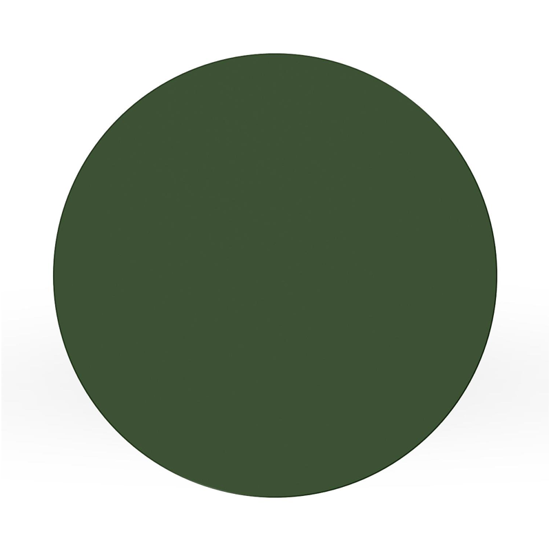 Bomero bijzettafel in groen aluminium - Dia. 48 x H 50 cm