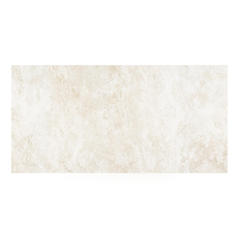 Nano tuintafel rechthoekig in wit aluminium en volkeramiek Rapolano L 200 x B 100 cm