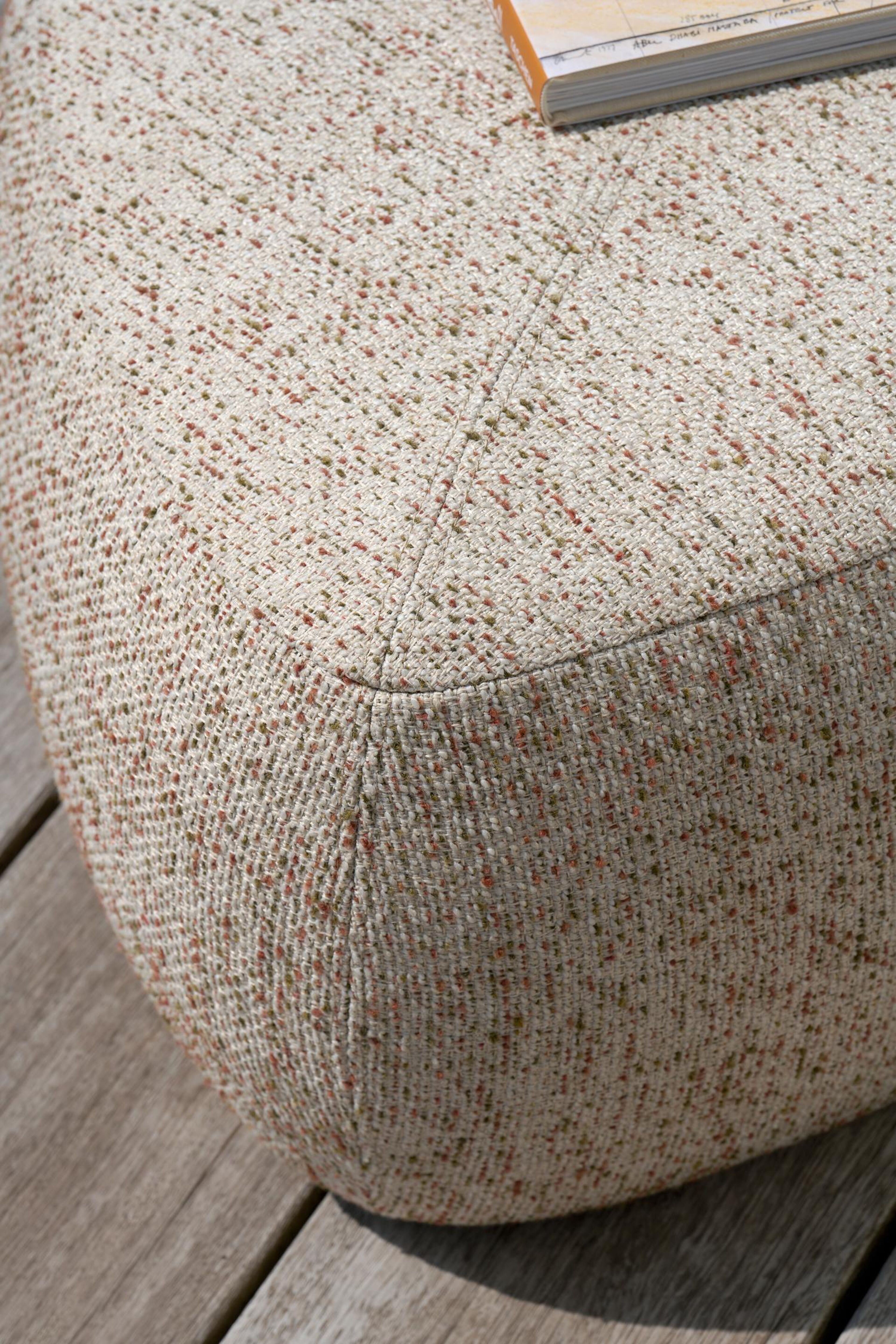 Masso poef in bora jungle all weather cosytica - B 60 x D 60 x H 35 cm