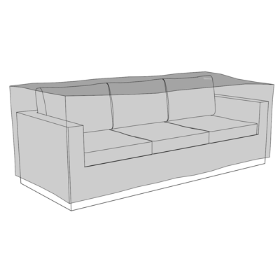 Beschermhoes Amari lounge 3-zit