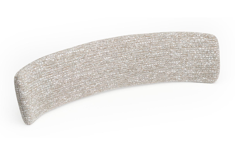 Coussin de dos chaise Lacrima - Donato en all weather sunbrella® luxe tundra sand