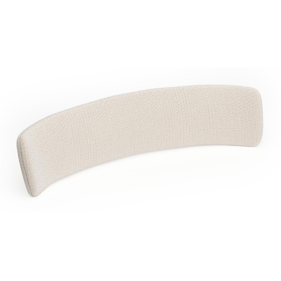 Coussin de dos chaise Lacrima - Donato en all weather sunbrella® luxe lopi snow