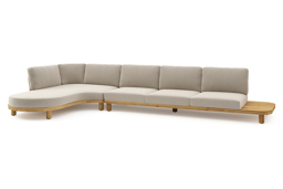 Chaise longue droite + 3 places
