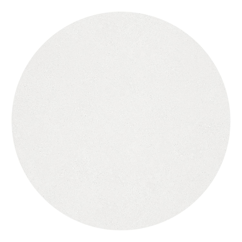 Pamplona tuintafel rond in wit aluminium en sintered stone Topo minerale - Dia. 140 x H 72 cm