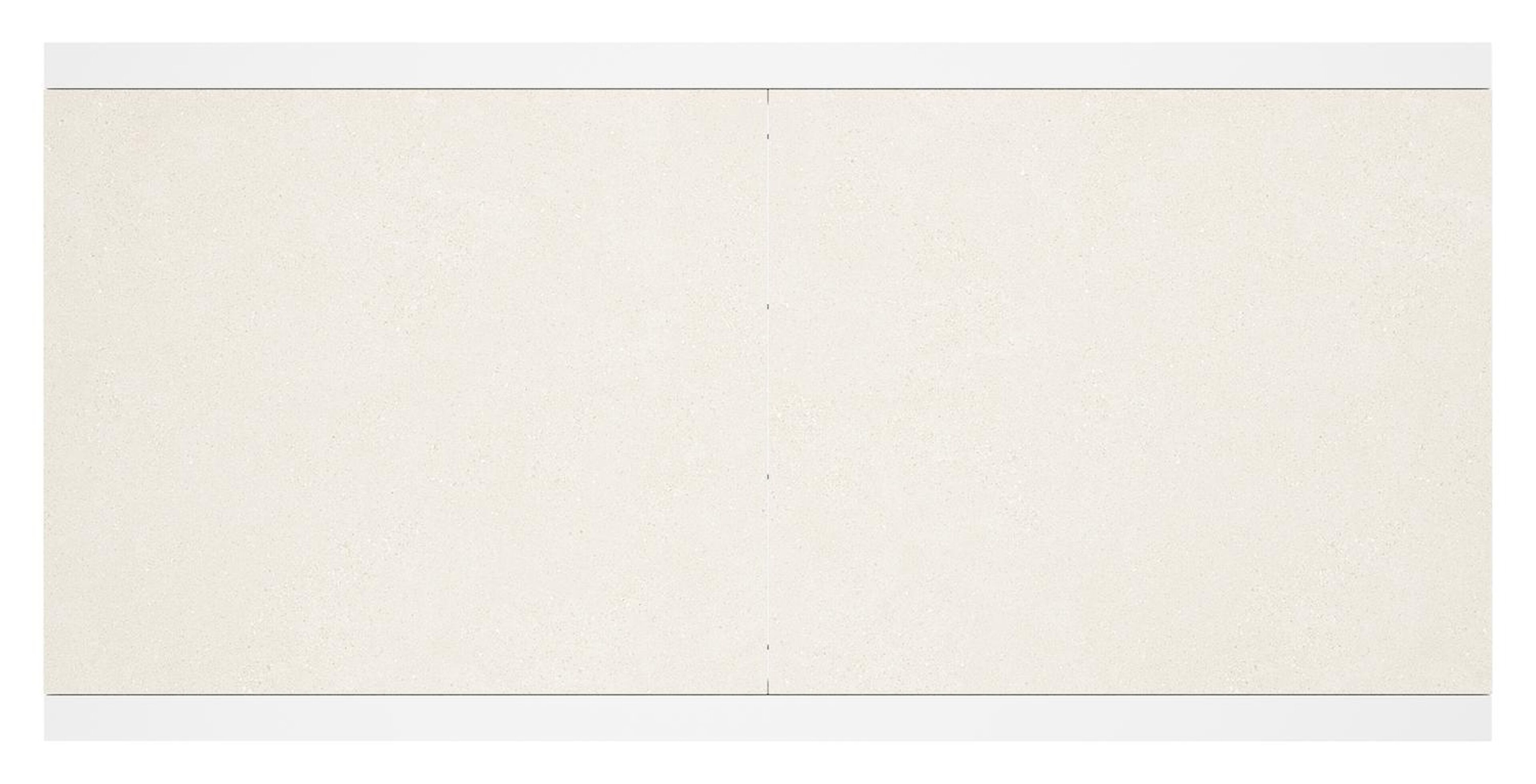 Calobra uitschuifbare tuinset in wit aluminium en crema minerale sintered stone met 10 Leon tuinstoelen