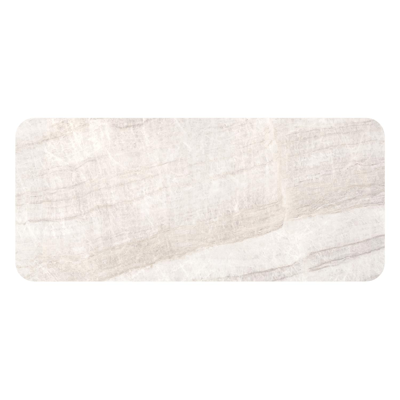 Orso tuintafel rechthoekig afgerond in zwart aluminium en volkeramiek Taj Mahal - L 200 x B 80 x H 74.5 cm