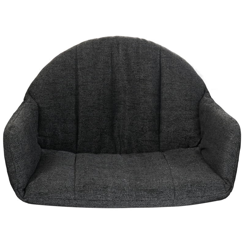 Pagino luxe loungebankkussen  in all weather sunbrella® luxe chartres sooty