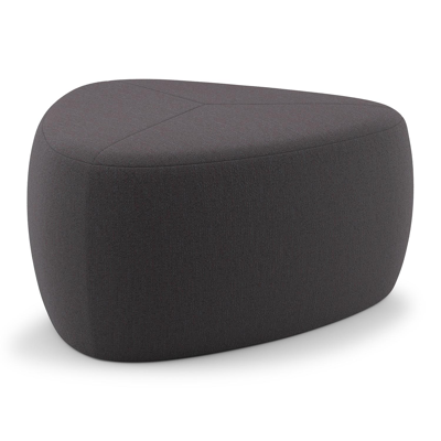 Pouf Masso en all weather sunbrella luxe tundra red - Lrg. 60 x Prof. 60 x Haut. 35 cm