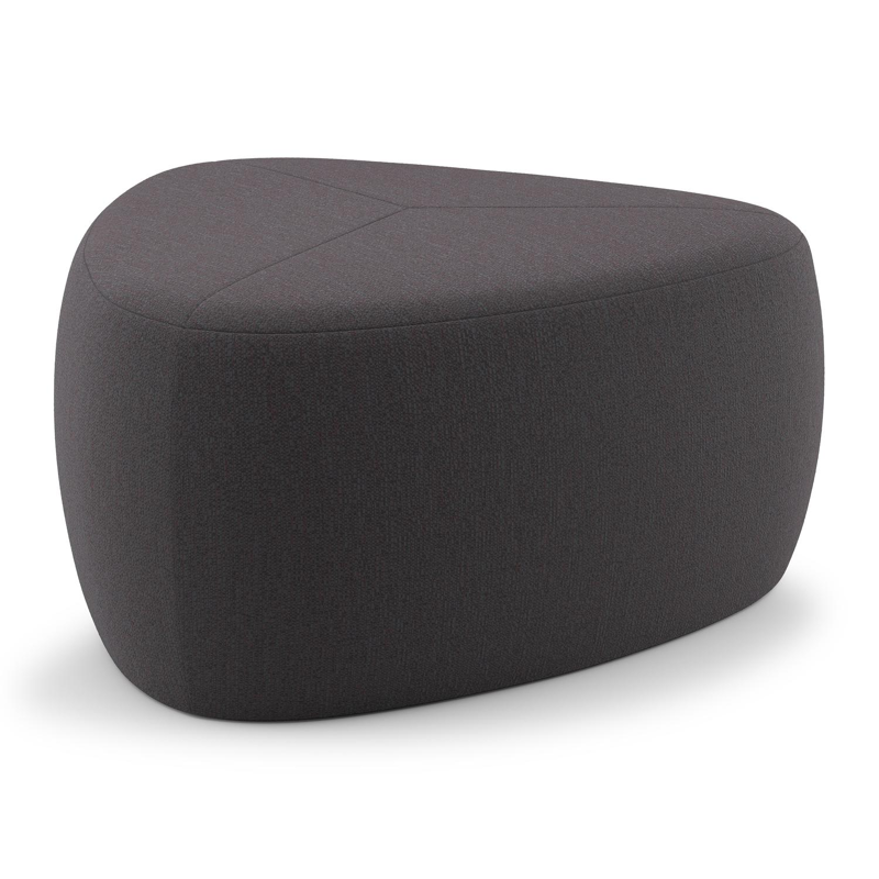 Pouf Masso en all weather sunbrella luxe tundra red - Lrg. 60 x Prof. 60 x Haut. 35 cm