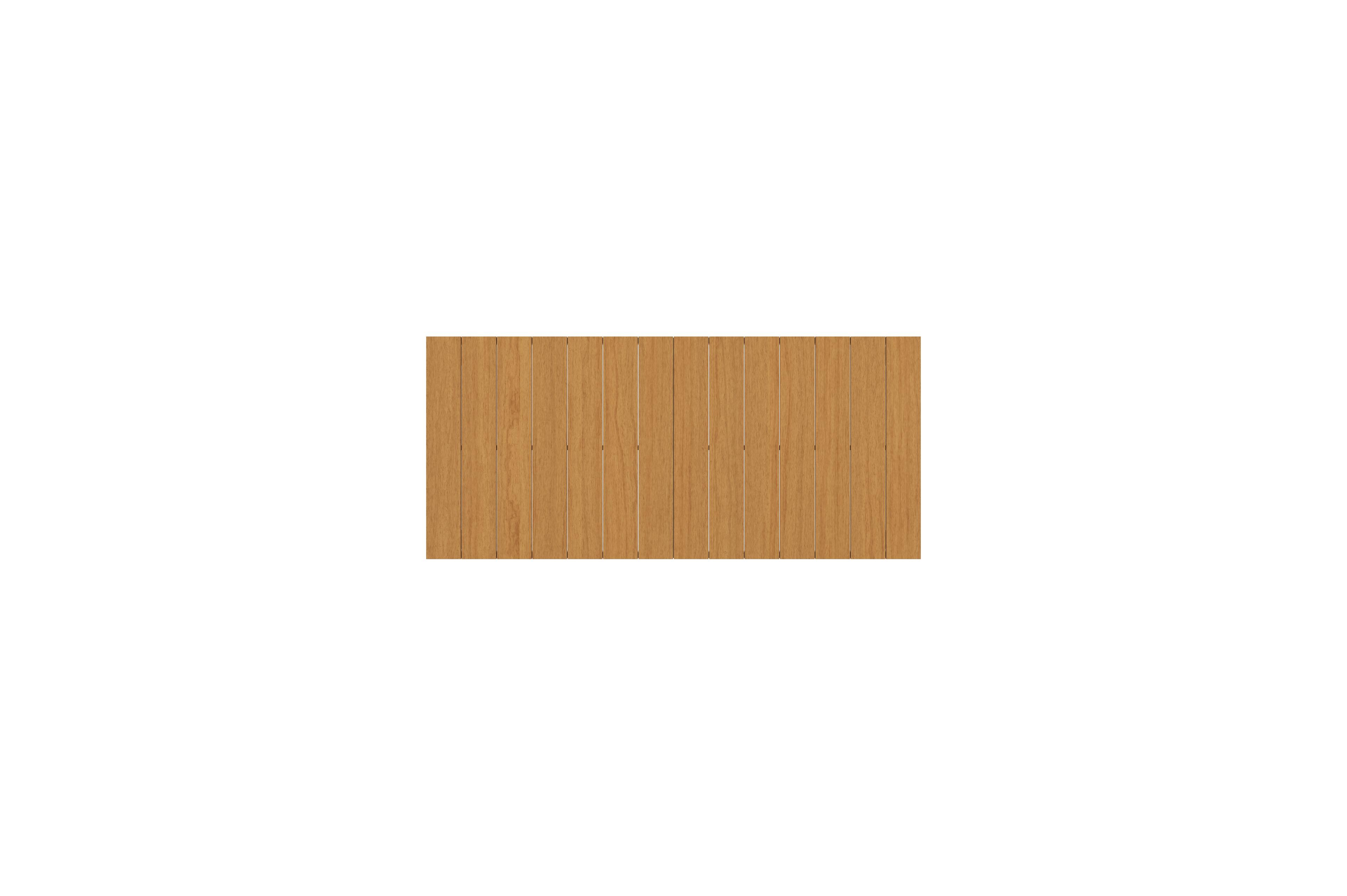 Toma tuintafel in zwart aluminium en polywood - L 200 x B 90 x H 73 cm