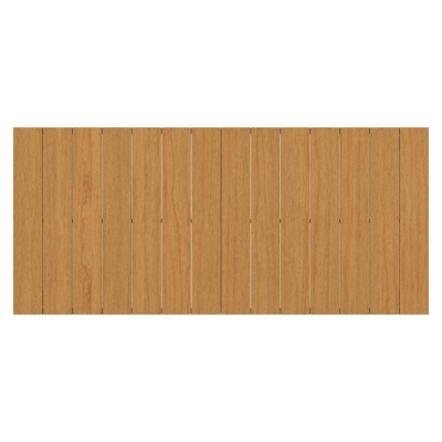 Ensemble de jardin Toma en aluminium noir et polywood avec 6 chaises de jardin Bahia