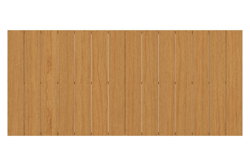 Toma tuinset in zwart aluminium en polywood met 6 Bahia tuinstoelen