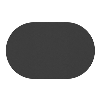 Teramo tuintafel bombo in zwart aluminium en volkeramiek Nero Black - L 110 x B 70 x H 73.7 cm