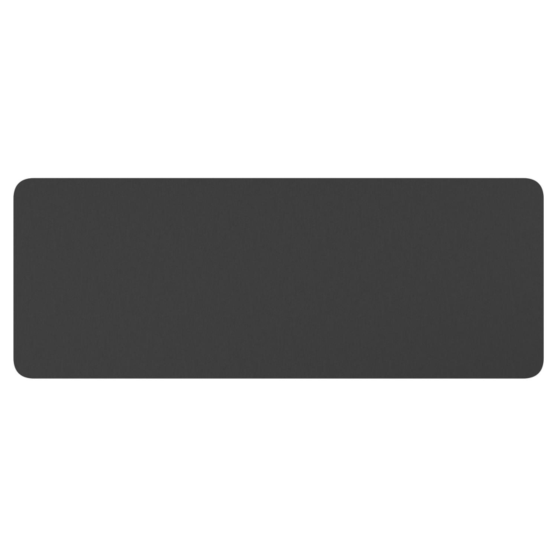 Table de jardin Orso rectangulaire arrondi en aluminium beige et céramique pleine Nero Black - Lg. 290 x Lrg. 110 x Haut. 74.5 cm